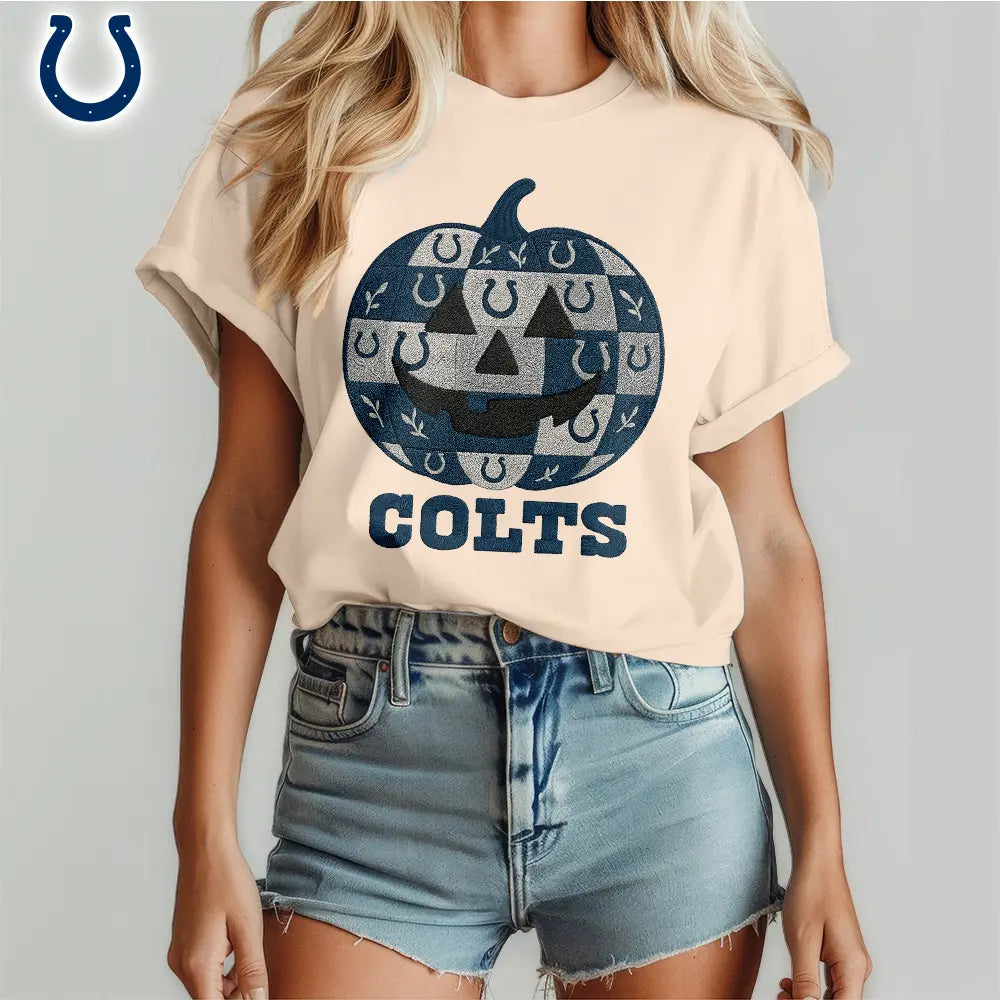 Indianapolis Colts | Premium NFL Pumpkin Shirt – HuddleStyle.com - Main