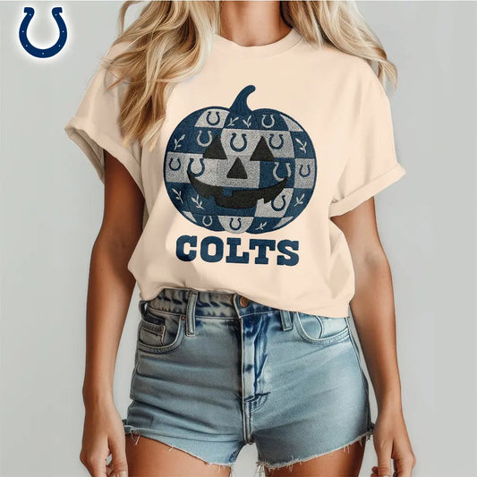 Indianapolis Colts | Premium NFL Pumpkin Shirt – HuddleStyle.com - Main
