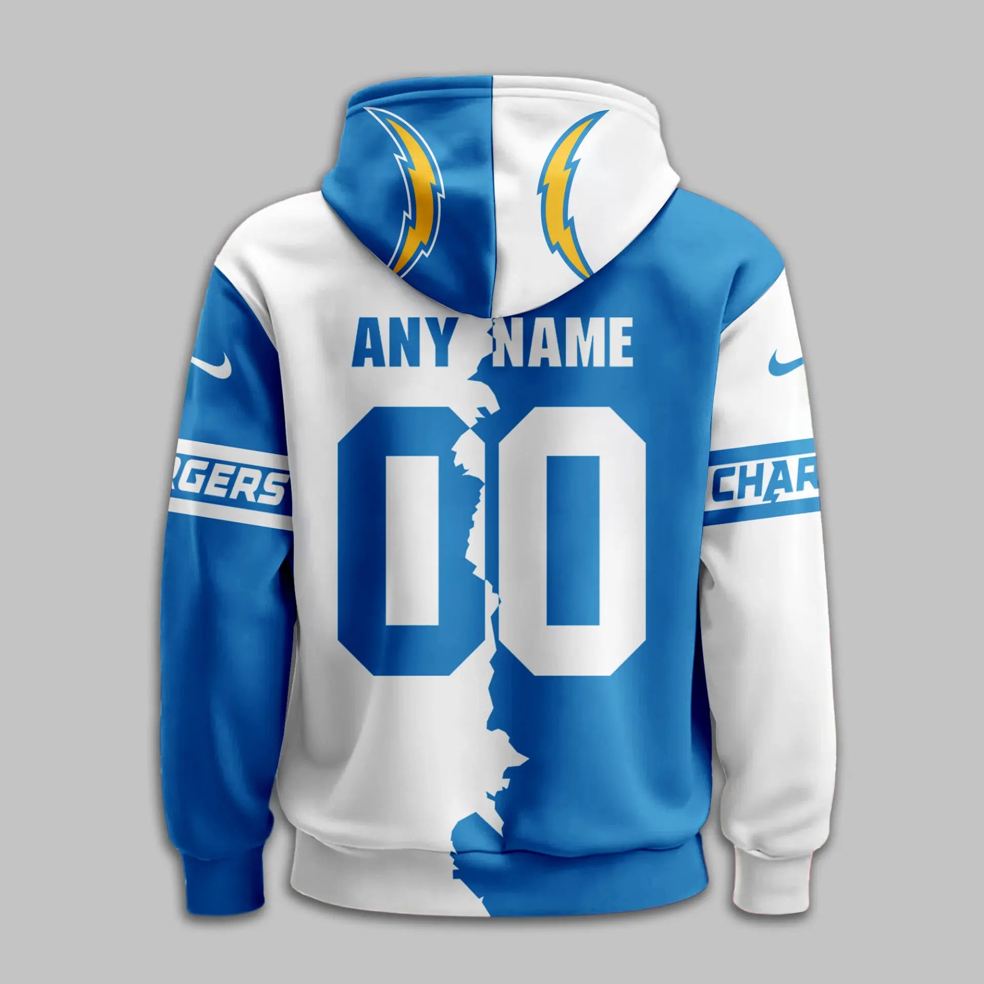 Los Angeles Chargers | Premium Victory Split Hoodie TD – HuddleStyle.com - Image 4