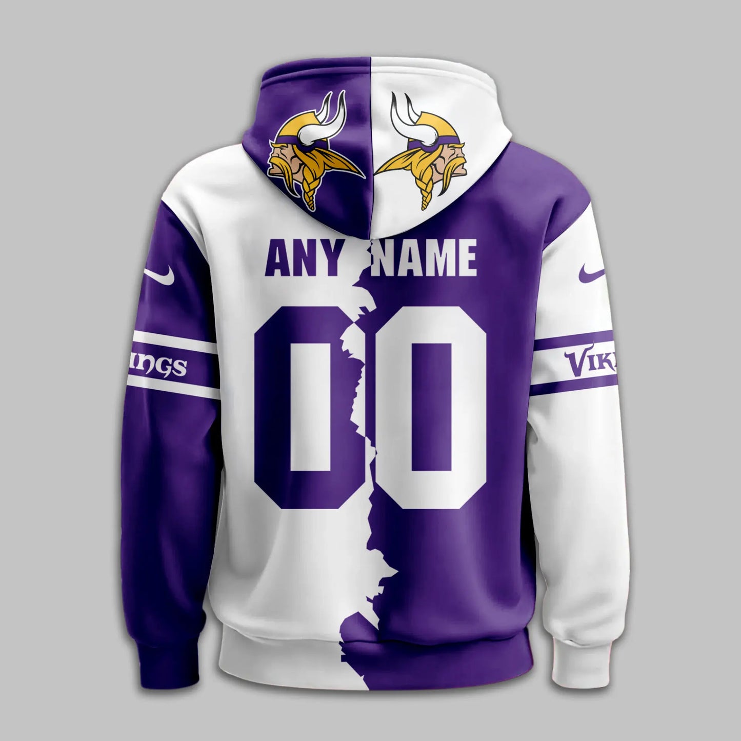 Minnesota Vikings | Premium Victory Split Hoodie TD – HuddleStyle.com - Image 4