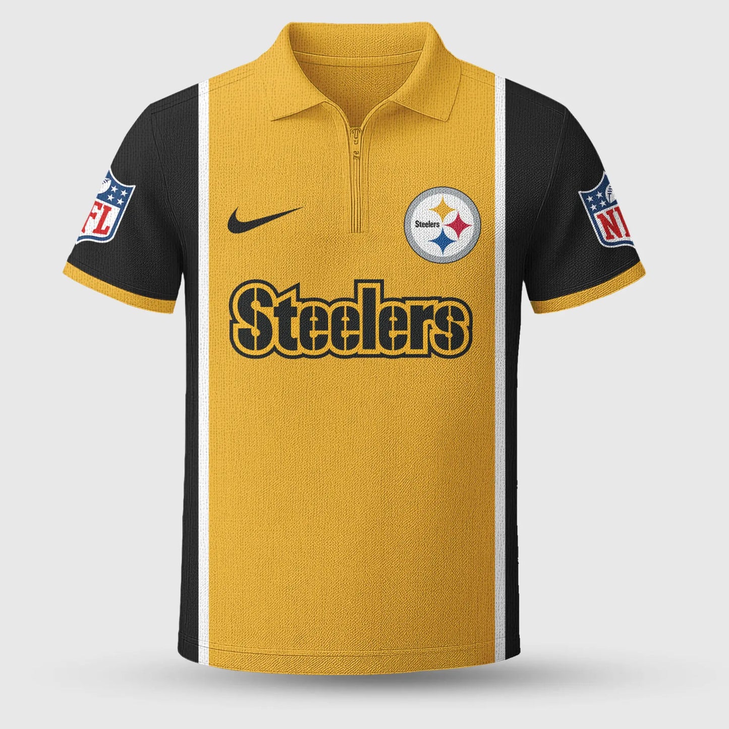 Pittsburgh Steelers | Premium NFL Combo Polo And Shorts TD – HuddleStyle.com - Image 4