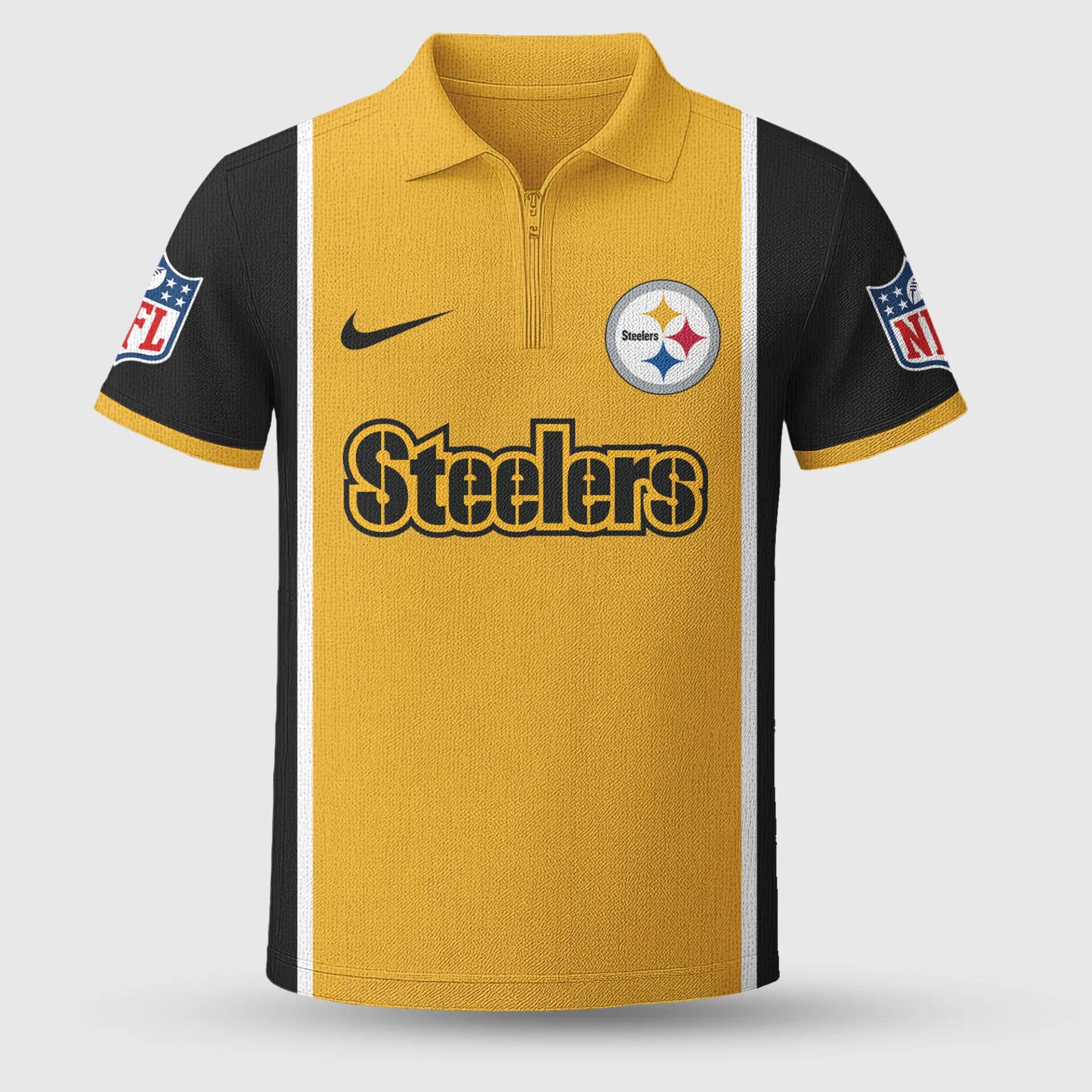 Pittsburgh Steelers | Premium NFL Combo Polo And Shorts TD – HuddleStyle.com - Image 4