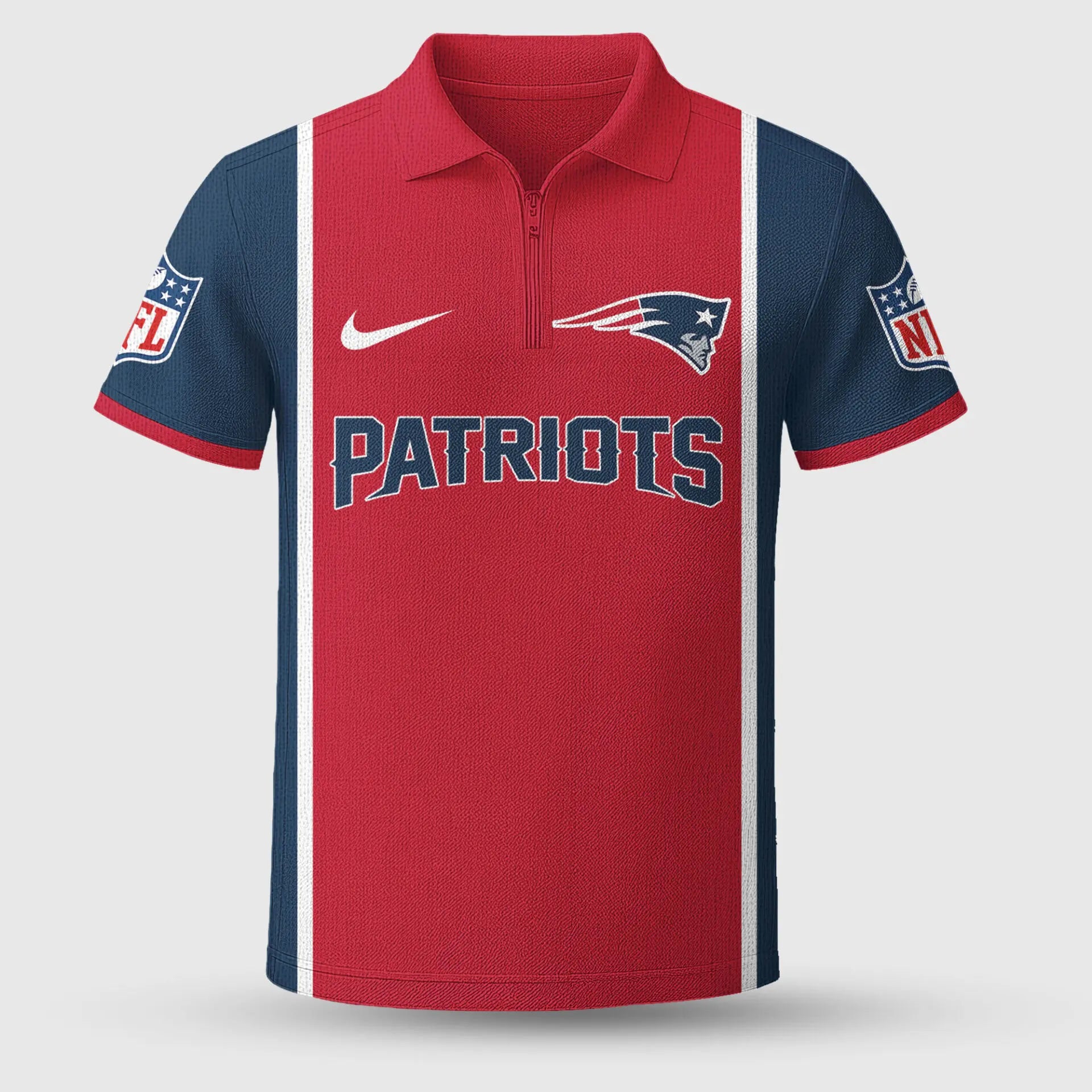 New England Patriots | Premium NFL Combo Polo And Shorts TD – HuddleStyle.com - Main