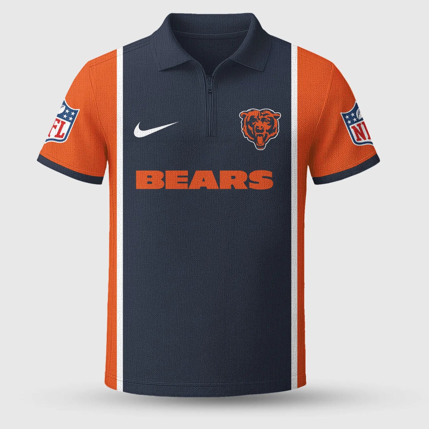 Chicago Bears | Premium NFL Combo Polo And Shorts TD – HuddleStyle.com - Image 3