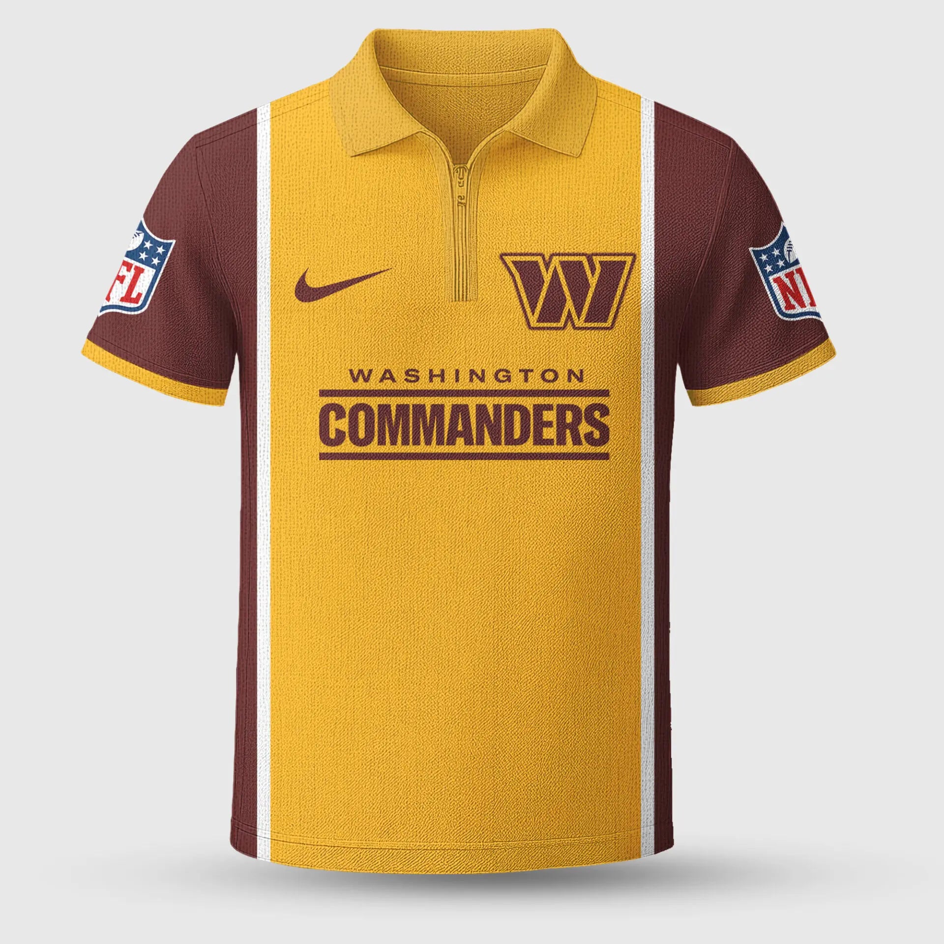 Washington Commanders | Premium NFL Combo Polo And Shorts TD – HuddleStyle.com - Main