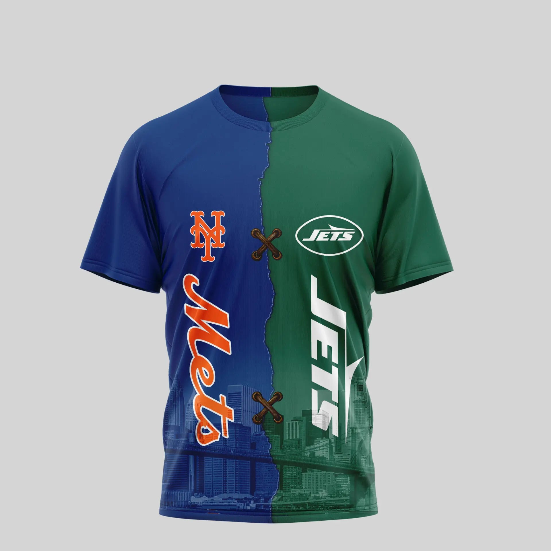 New York Jets – New York Mets | Kiss Cam Caught Cheating 3D Shirt TD – HuddleStyle.com - Image 2
