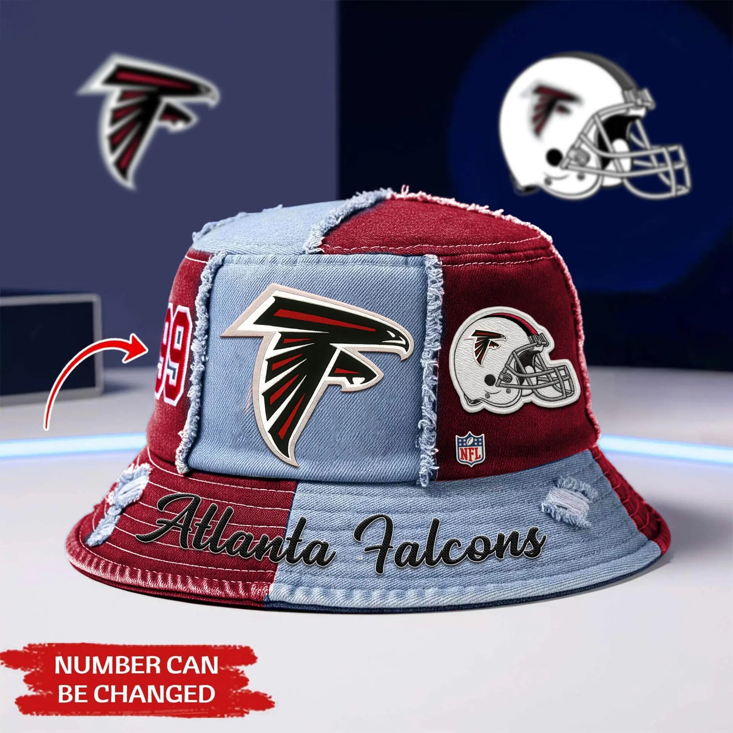 Atlanta Falcons | Premium Bucket Hat TD – HuddleStyle.com - Main