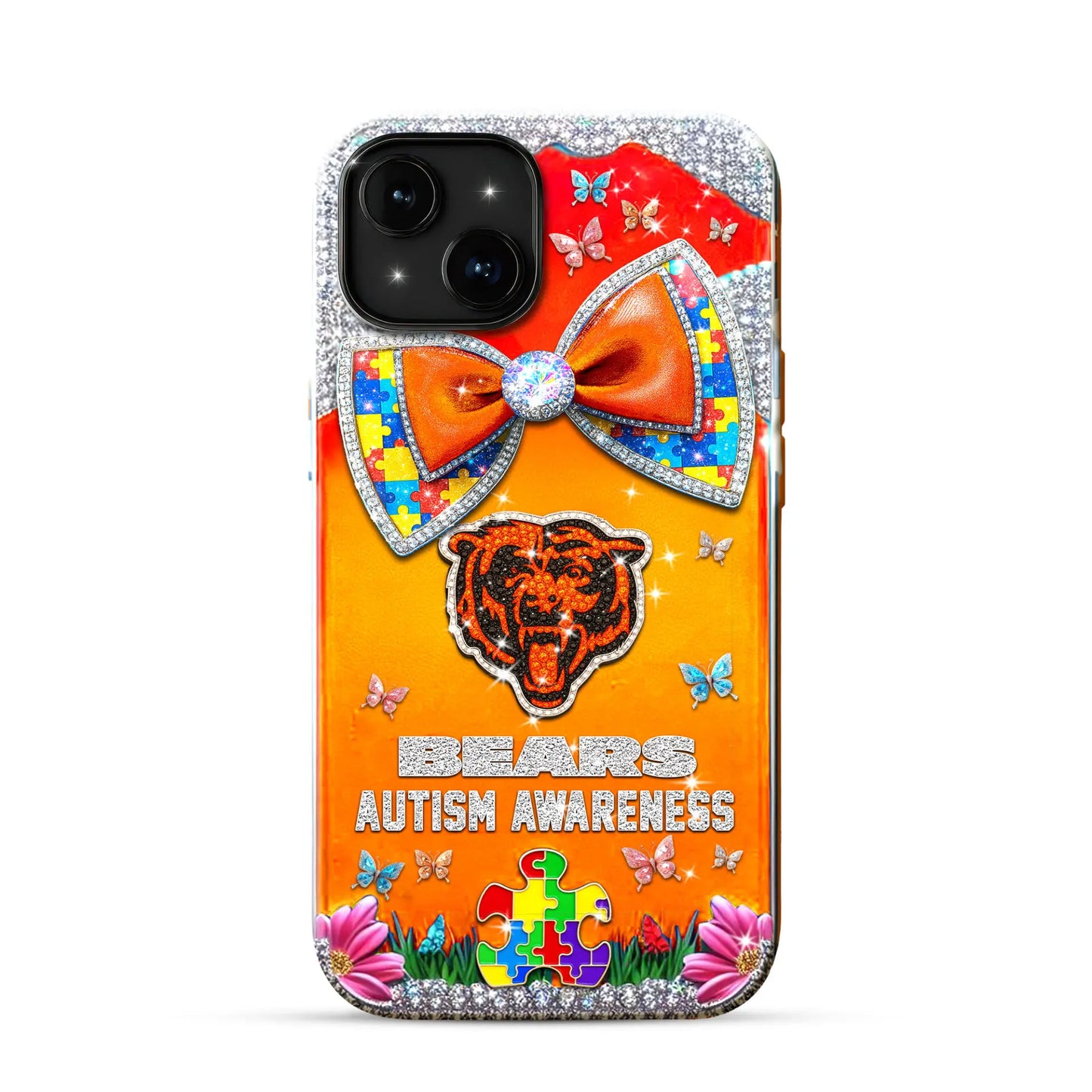 Chicago Bears | Premium NFL Autism Awareness Phonecase TD – HuddleStyle.com - Main