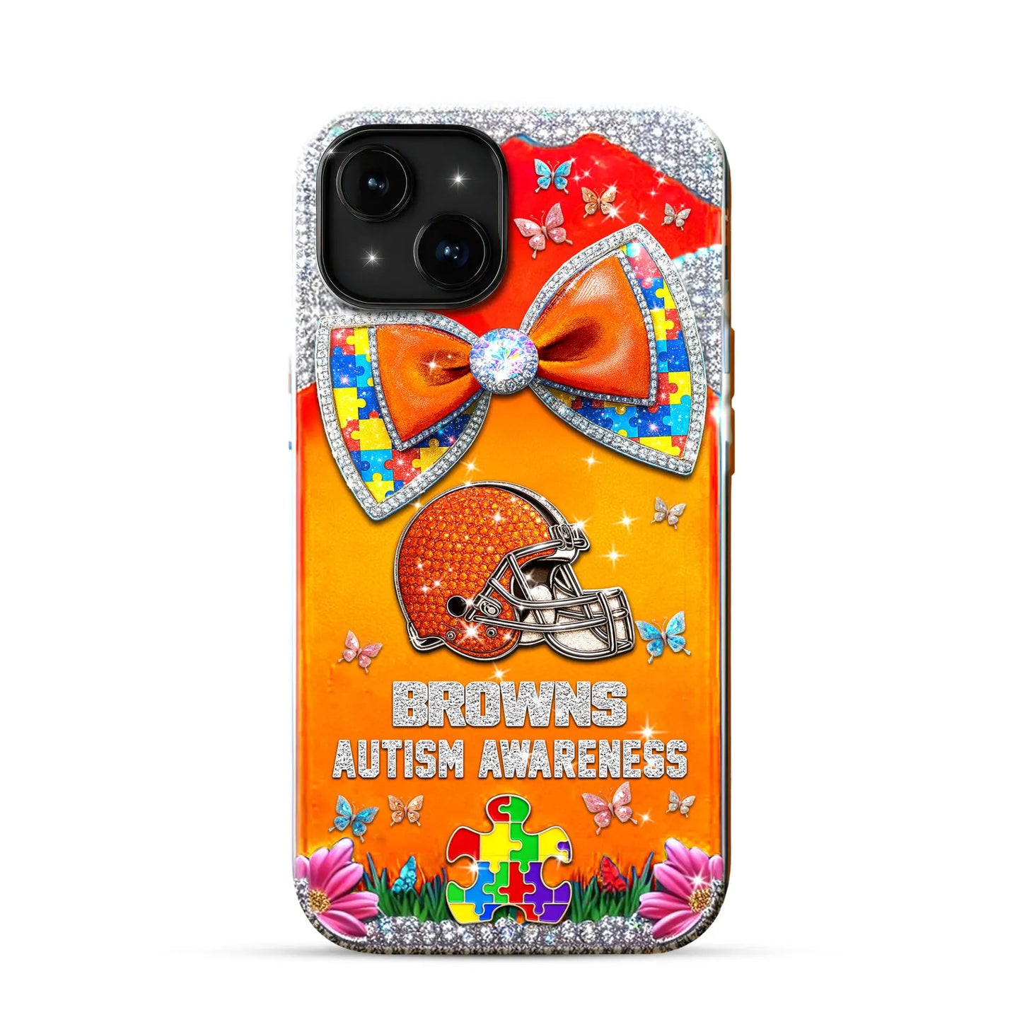 Cleveland Browns | Premium NFL Autism Awareness Phonecase TD – HuddleStyle.com - Main