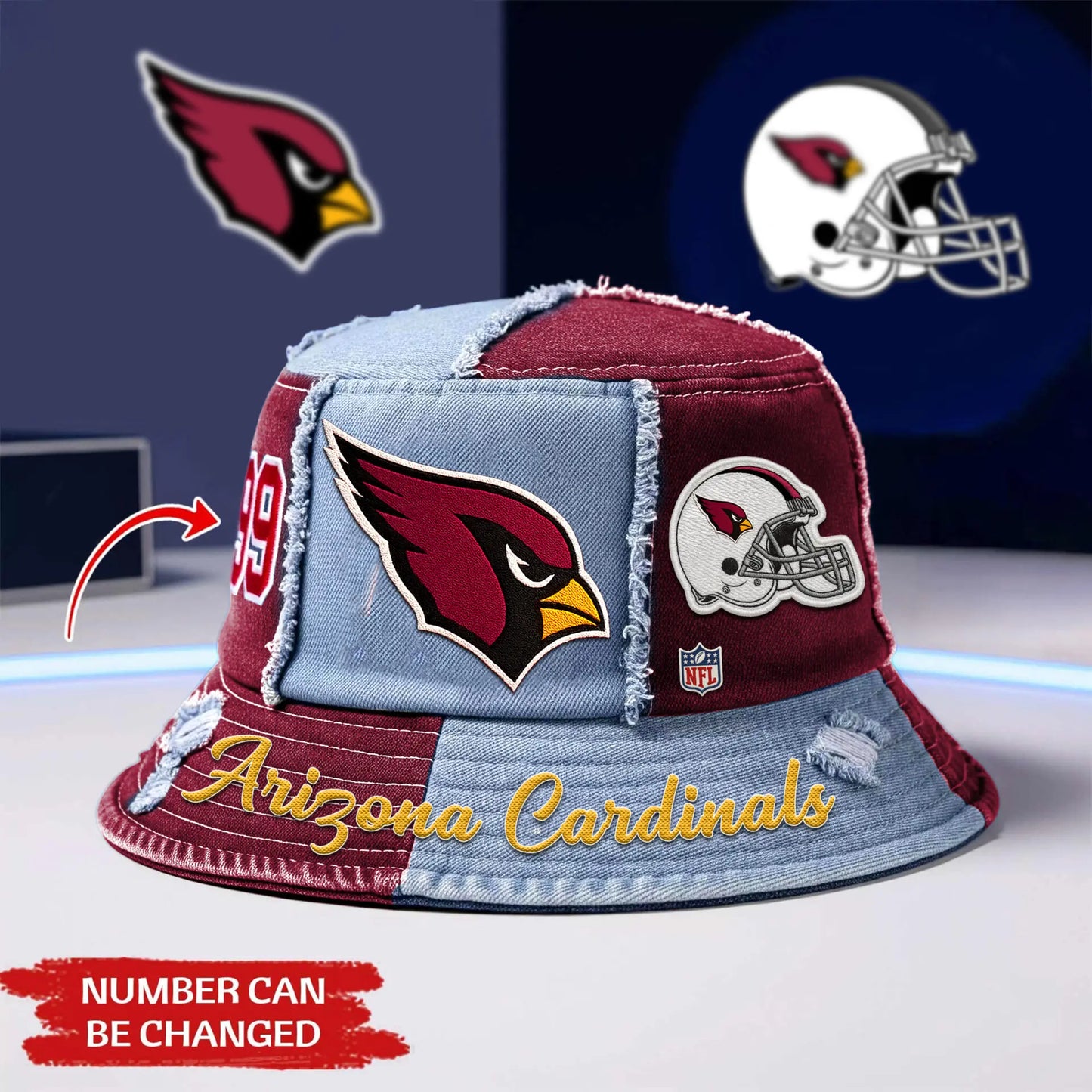 Arizona Cardinals | Premium Bucket Hat TD – HuddleStyle.com - Main
