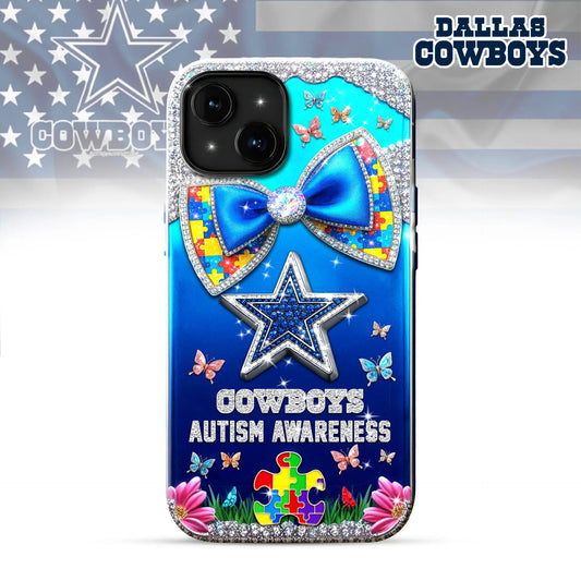 Dallas Cowboys | Premium NFL Autism Awareness Phonecase TD – HuddleStyle.com - Main