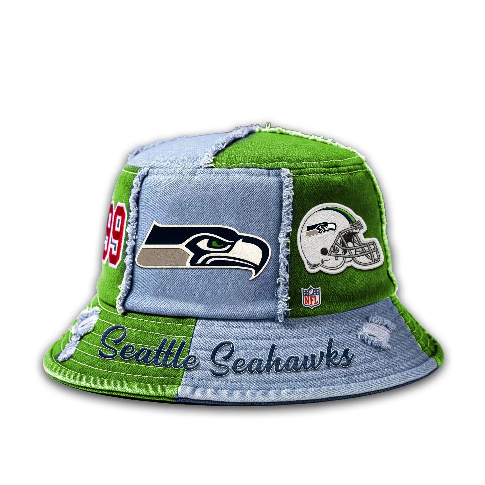Seattle Seahawks | Premium Bucket Hat TD – HuddleStyle.com - Image 2