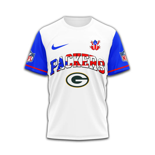 Green Bay Packers | Premium NFL x Puerto Rico  3D Shirt TD – HuddleStyle.com - Main