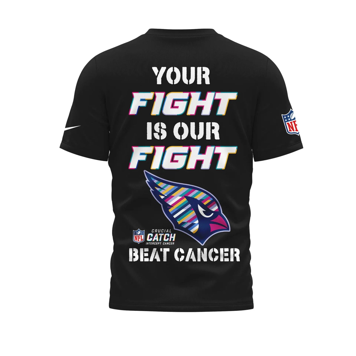 Arizona Cardinals | Premium NFL Crucial Catch 3D Shirt HI – HuddleStyle.com - Image 3