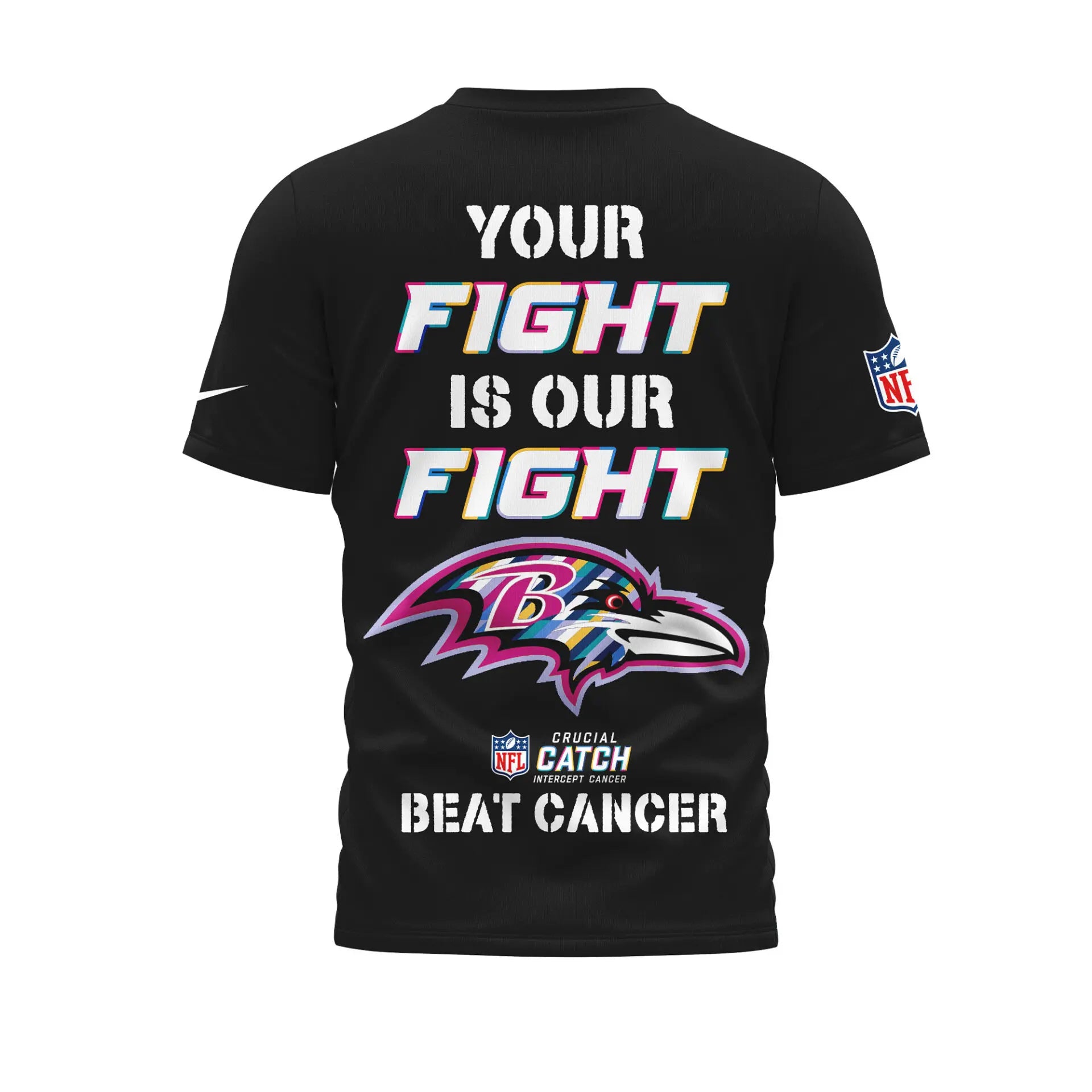 Baltimore Ravens | Premium NFL Crucial Catch 3D Shirt HI – HuddleStyle.com - Main