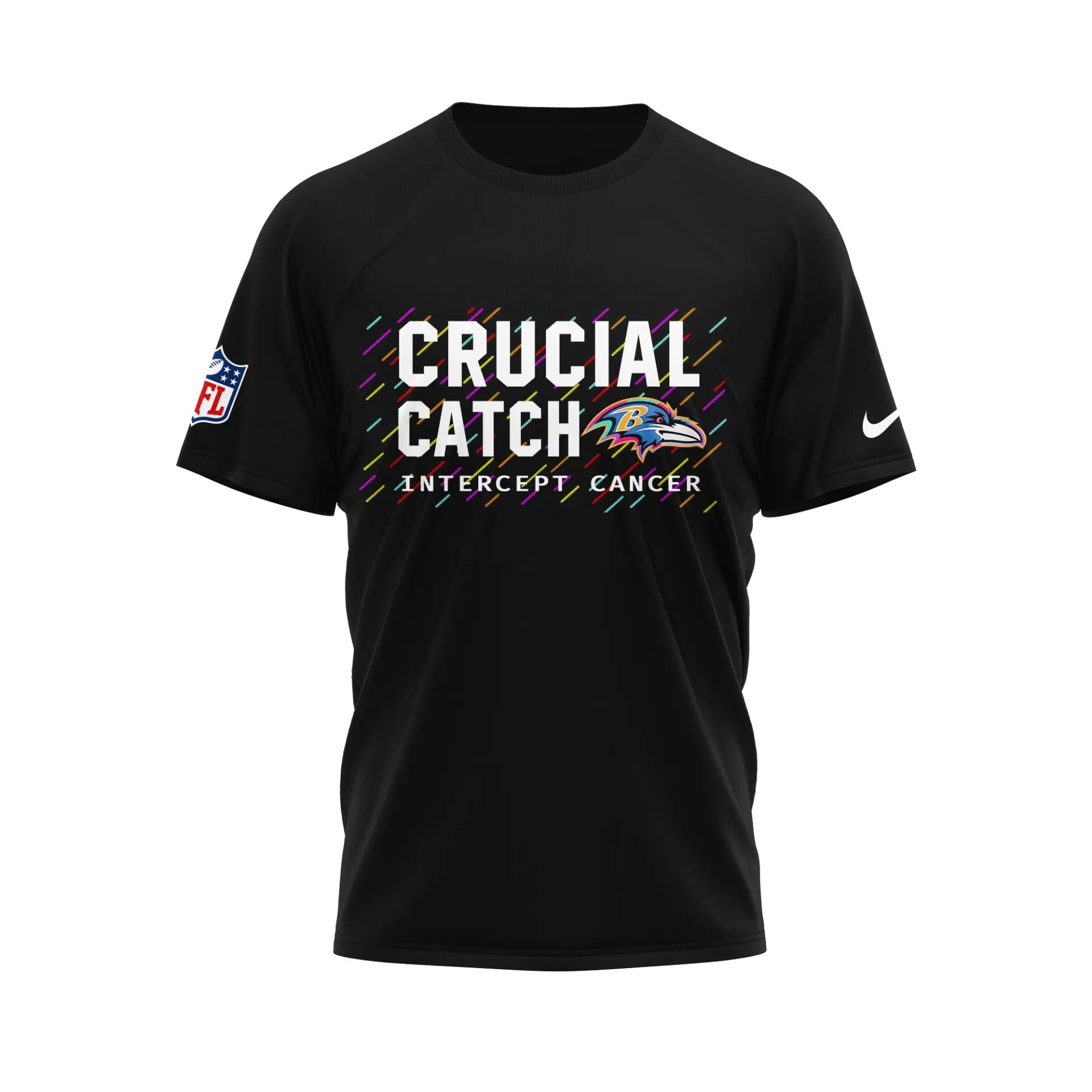 Baltimore Ravens | Premium NFL Crucial Catch 3D Shirt HI – HuddleStyle.com - Image 3