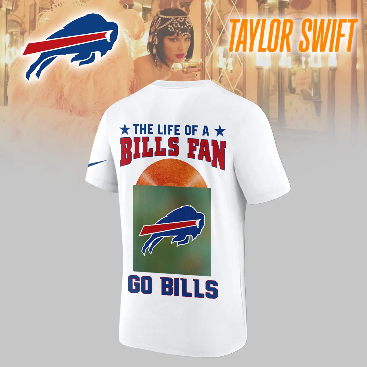 Buffalo Bills | Premium NFL x Taylor Swift 3D Shirt HI – HuddleStyle.com - Image 2