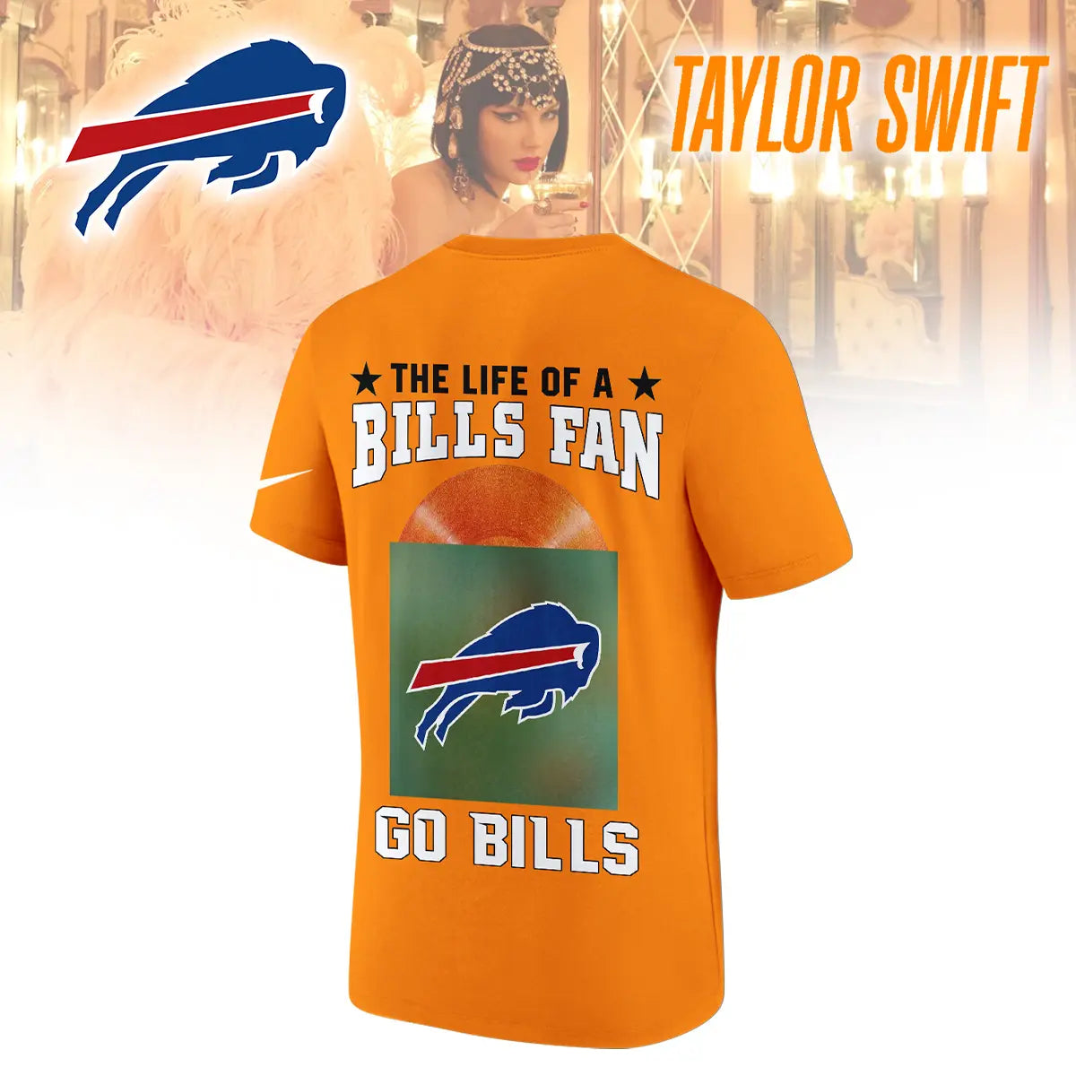 Buffalo Bills | Premium NFL x Taylor Swift 3D Shirt HI – HuddleStyle.com - Main