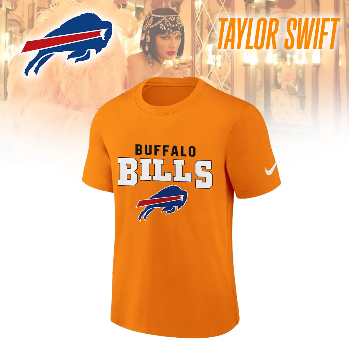 Buffalo Bills | Premium NFL x Taylor Swift 3D Shirt HI – HuddleStyle.com - Image 5