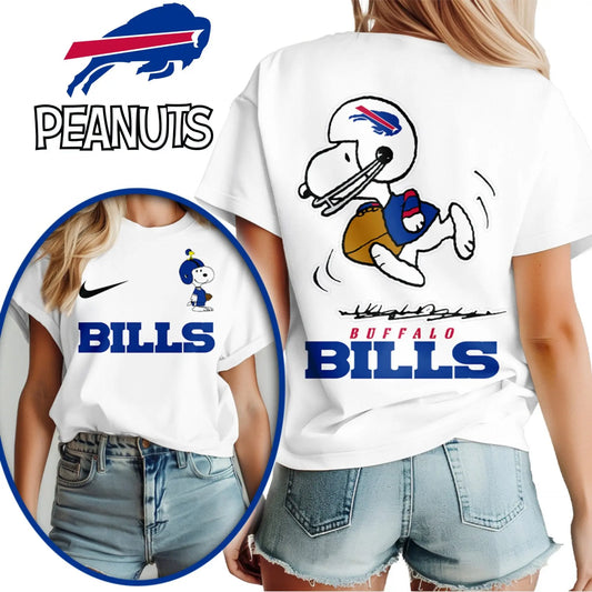 Buffalo Bills | Premium NFL x Peanuts 3D Shirt HI – HuddleStyle.com - Main
