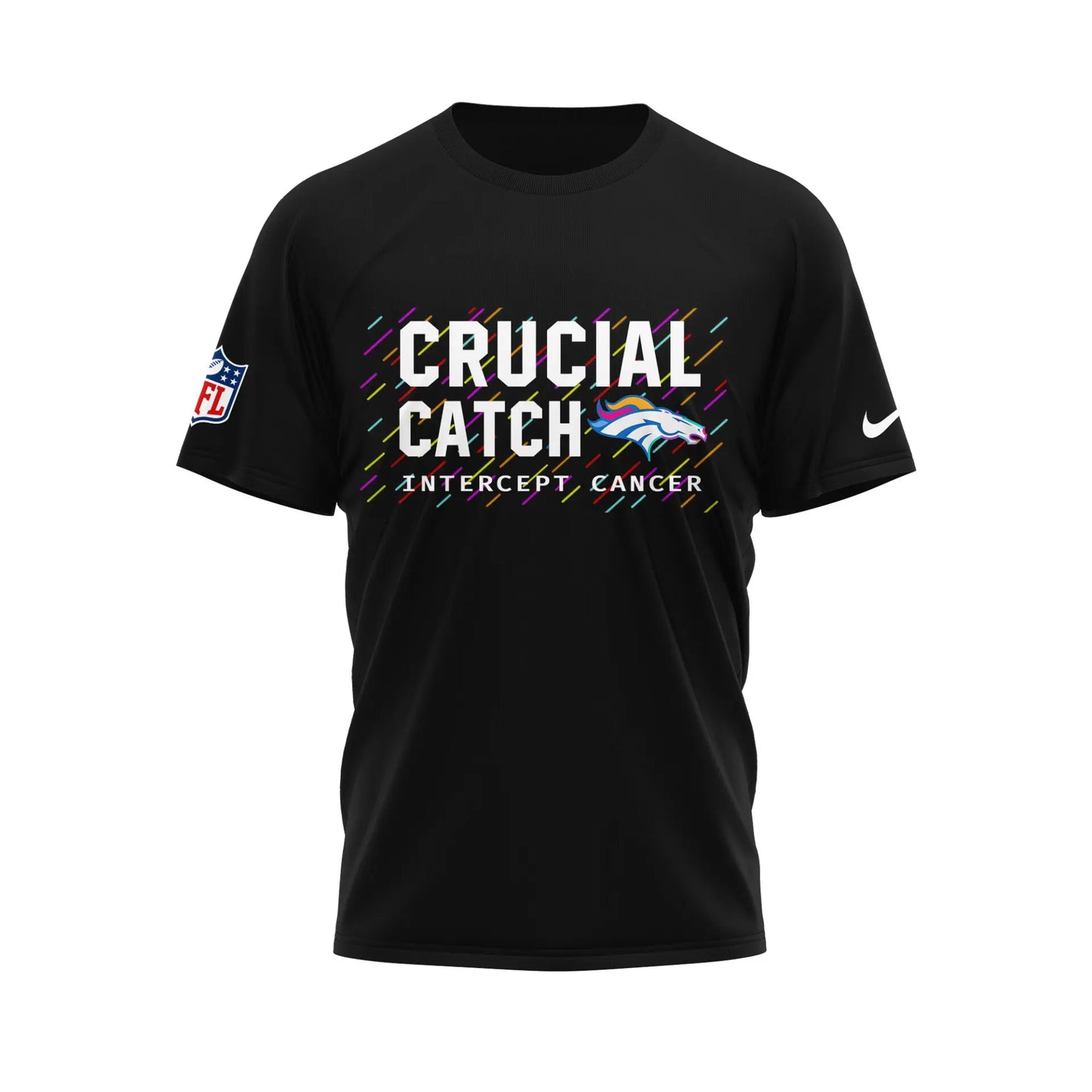 Denver Broncos | Premium NFL Crucial Catch 3D Shirt HI – HuddleStyle.com - Image 2