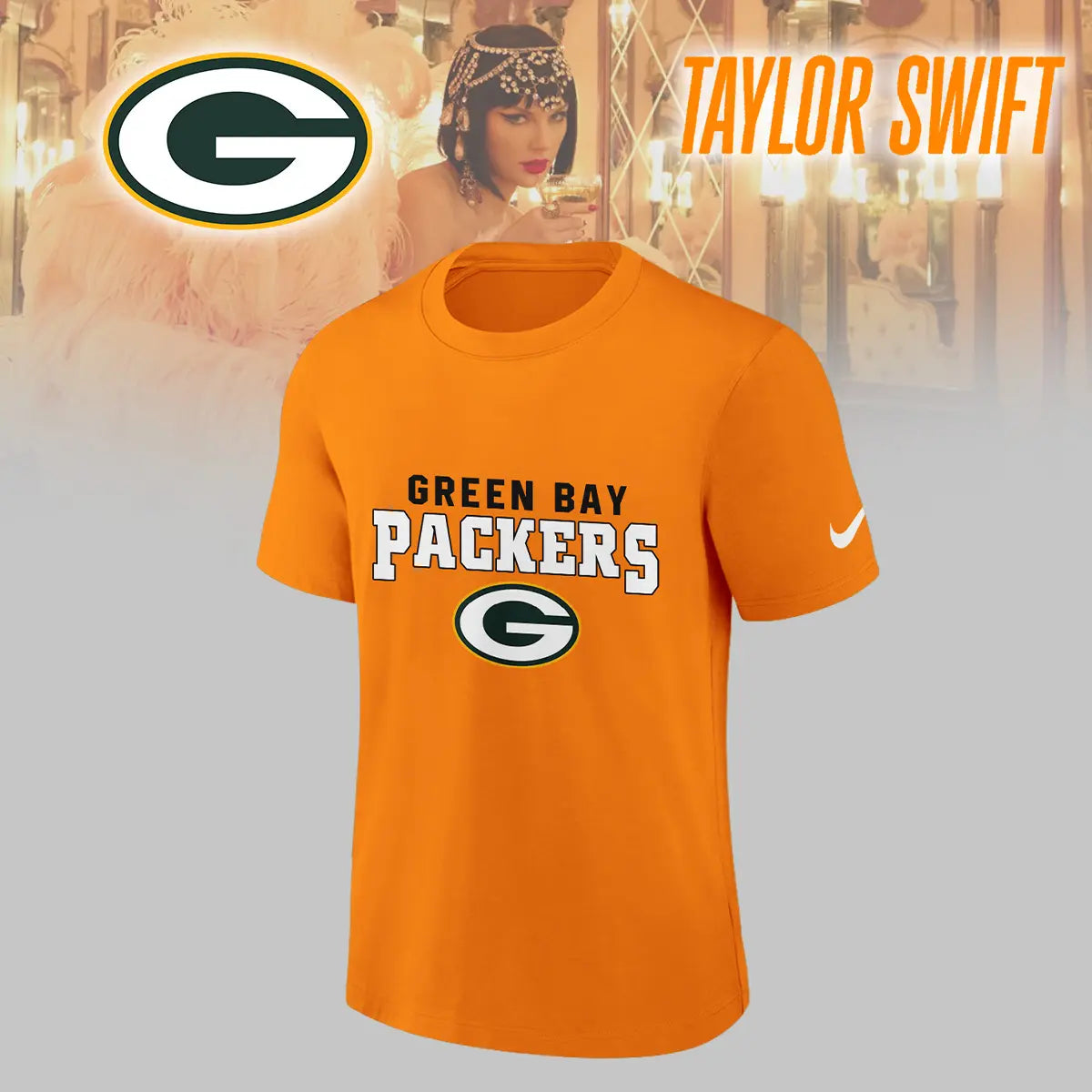 Green Bay Packers | Premium NFL x Taylor Swift 3D Shirt HI – HuddleStyle.com - Image 6