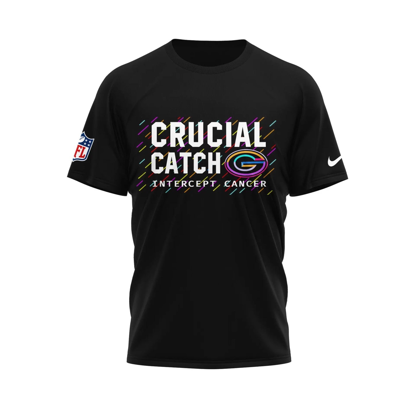 Green Bay Packers | Premium NFL Crucial Catch 3D Shirt HI – HuddleStyle.com - Image 2