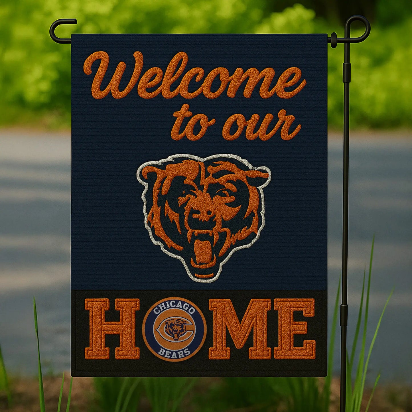 Chicago Bears | Premium NFL Welcome Home Flag HI – HuddleStyle.com - Main