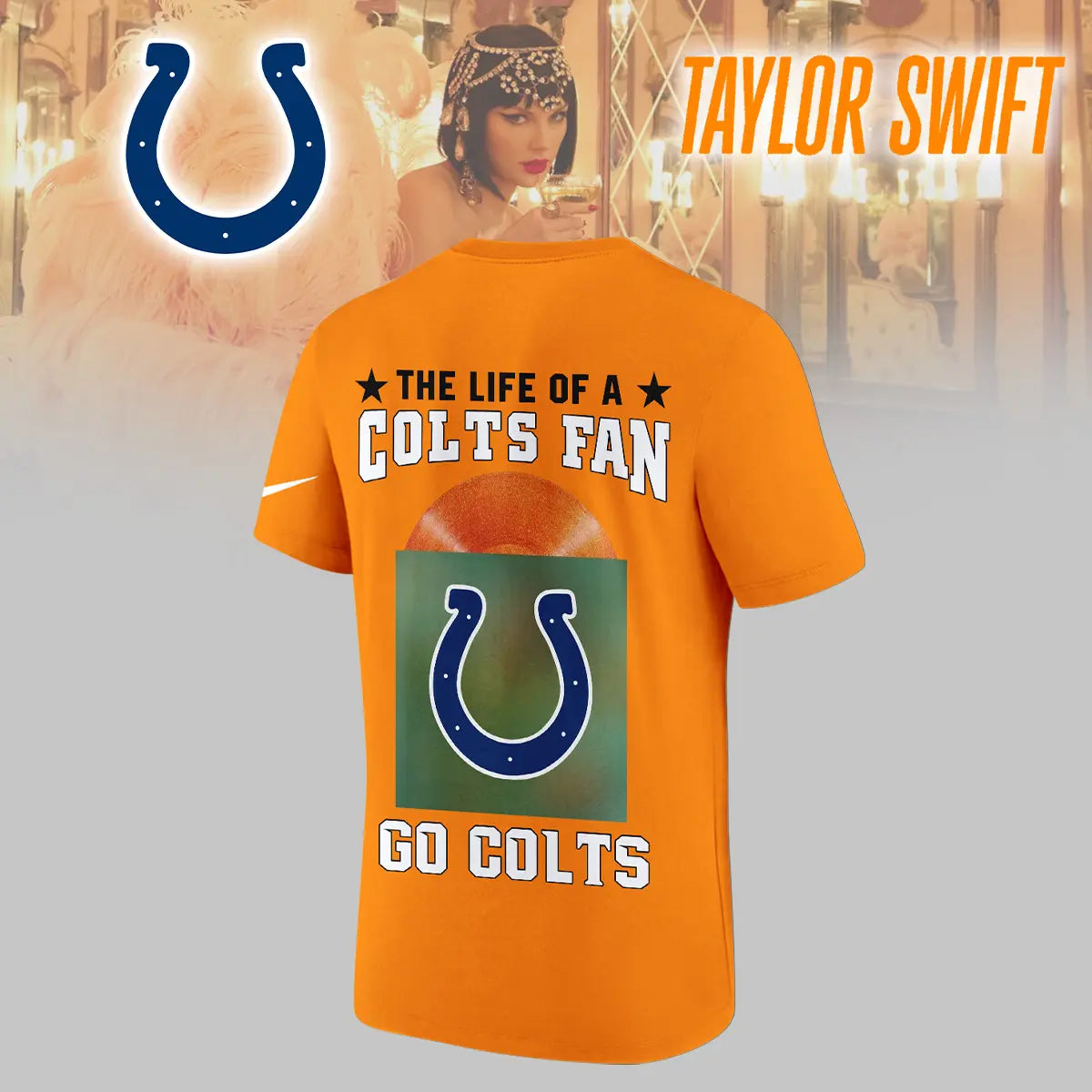 Indianapolis Colts | Premium NFL x Taylor Swift 3D Shirt HI – HuddleStyle.com - Image 4