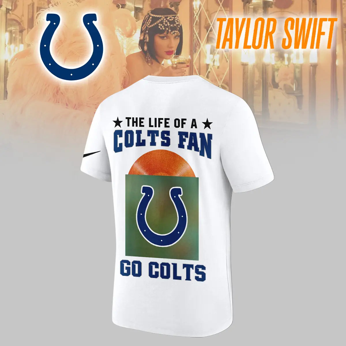 Indianapolis Colts | Premium NFL x Taylor Swift 3D Shirt HI – HuddleStyle.com - Image 5