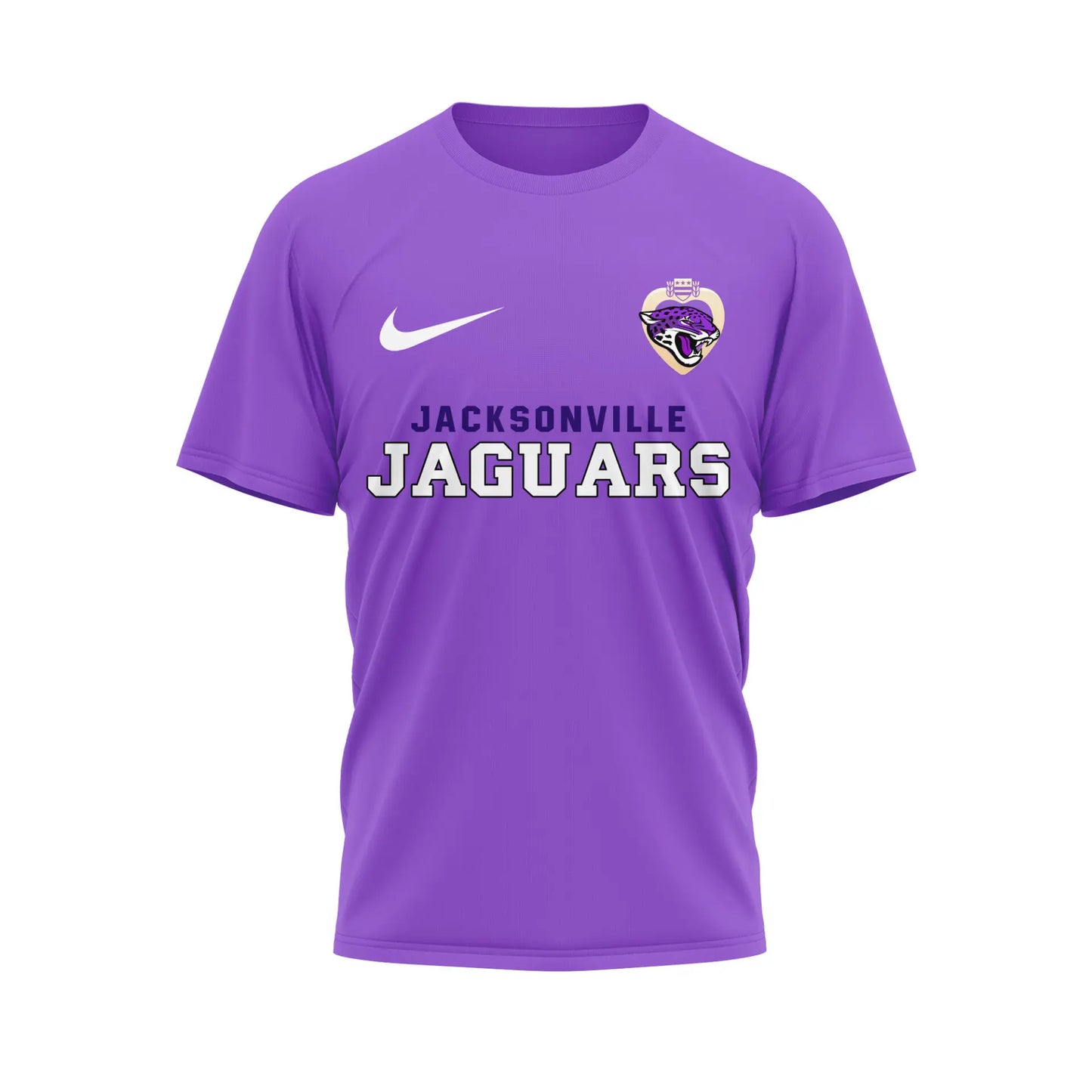 Jacksonville Jaguars | Premium NFL Premium National Purple Heart Day 3D Shirt HI – HuddleStyle.com - Main