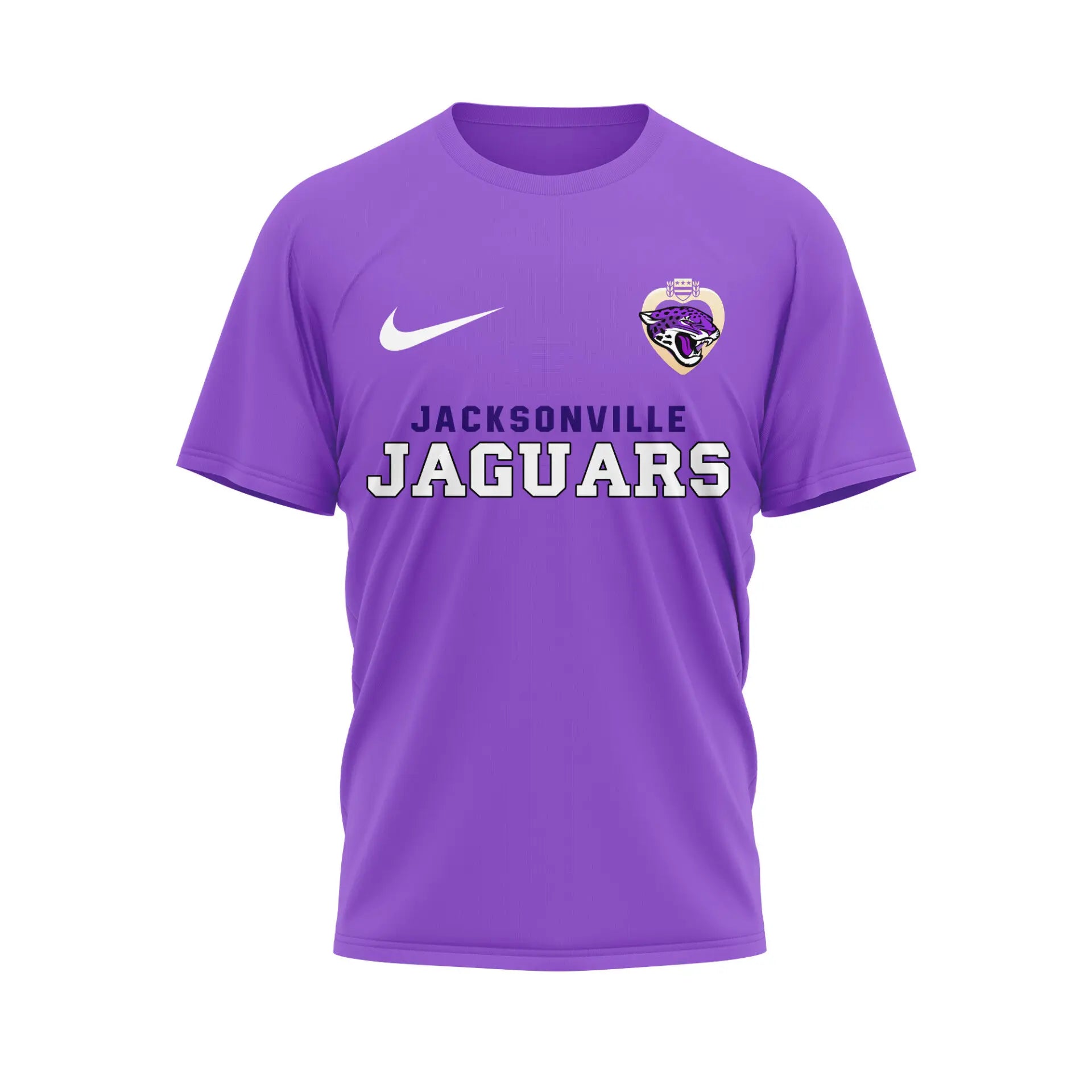 Jacksonville Jaguars | Premium NFL Premium National Purple Heart Day 3D Shirt HI – HuddleStyle.com - Main