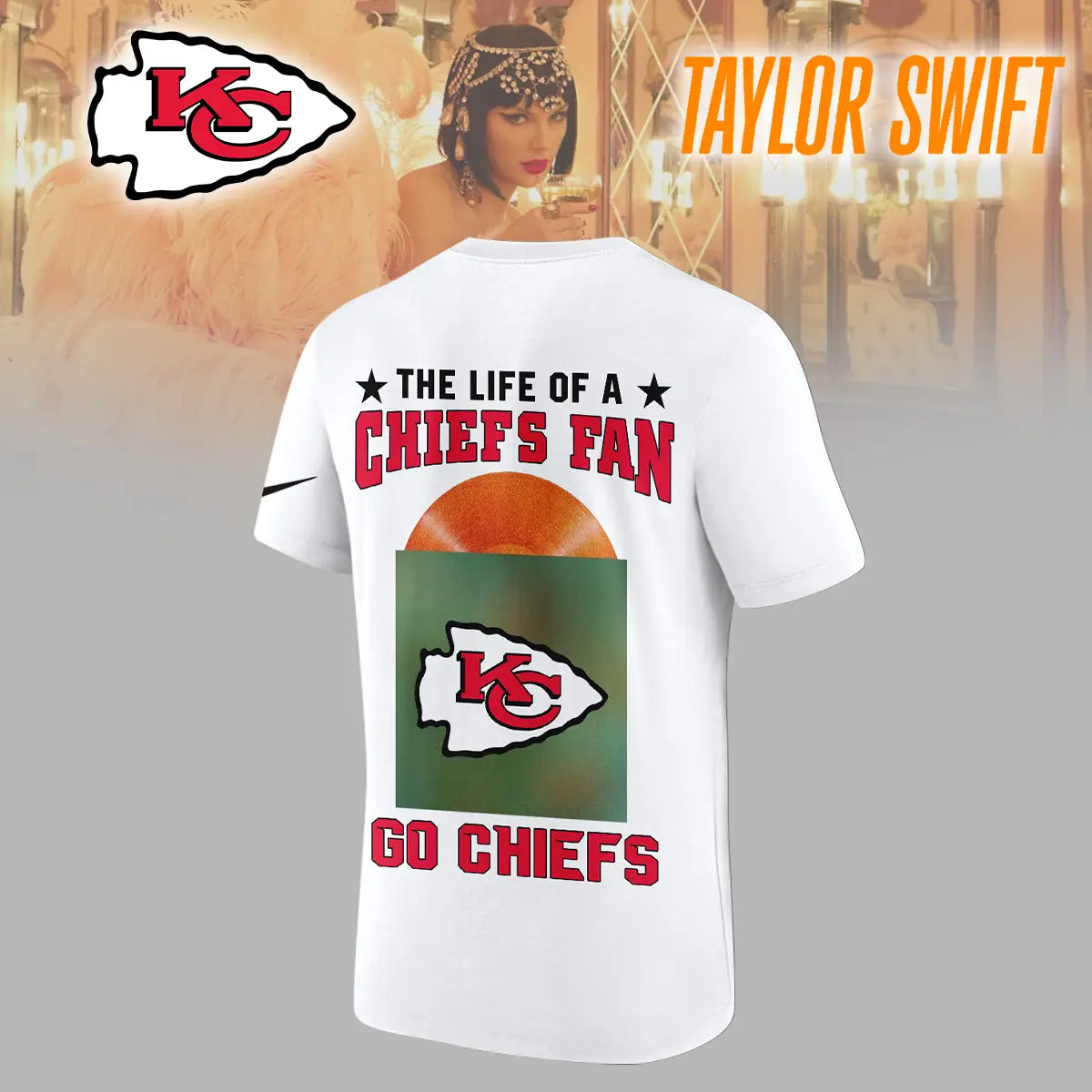 Kansas City Chiefs | Premium NFL x Taylor Swift 3D Shirt HI – HuddleStyle.com - Image 5