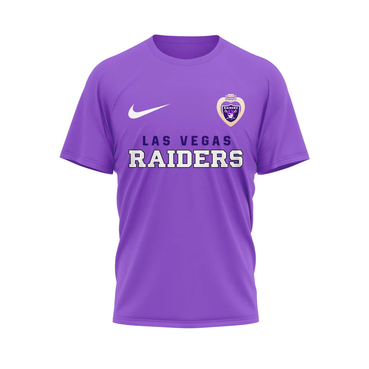 Las Vegas Raiders | Premium NFL Premium National Purple Heart Day 3D Shirt HI – HuddleStyle.com - Image 3