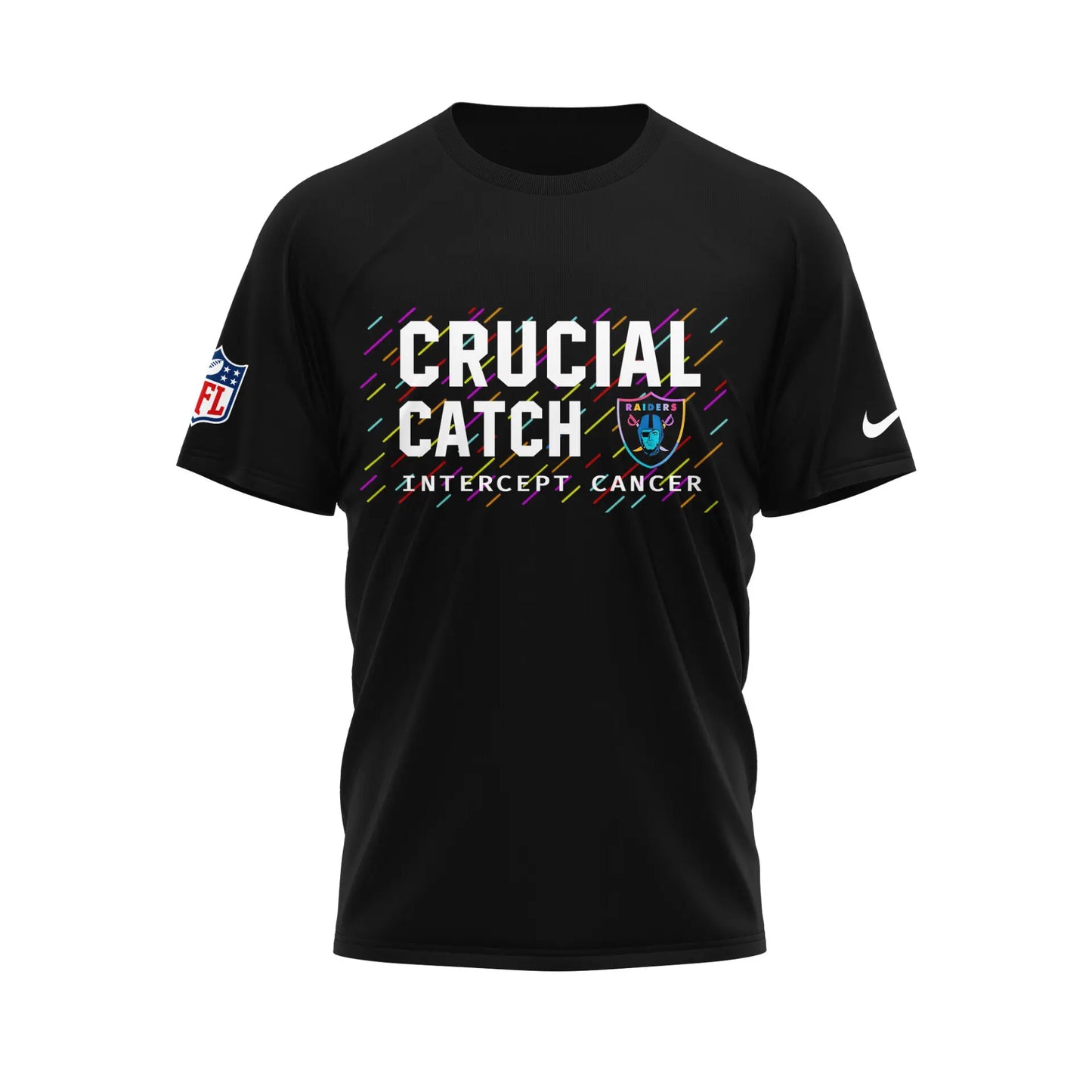 Las Vegas Raiders | Premium NFL Crucial Catch 3D Shirt HI – HuddleStyle.com - Image 2