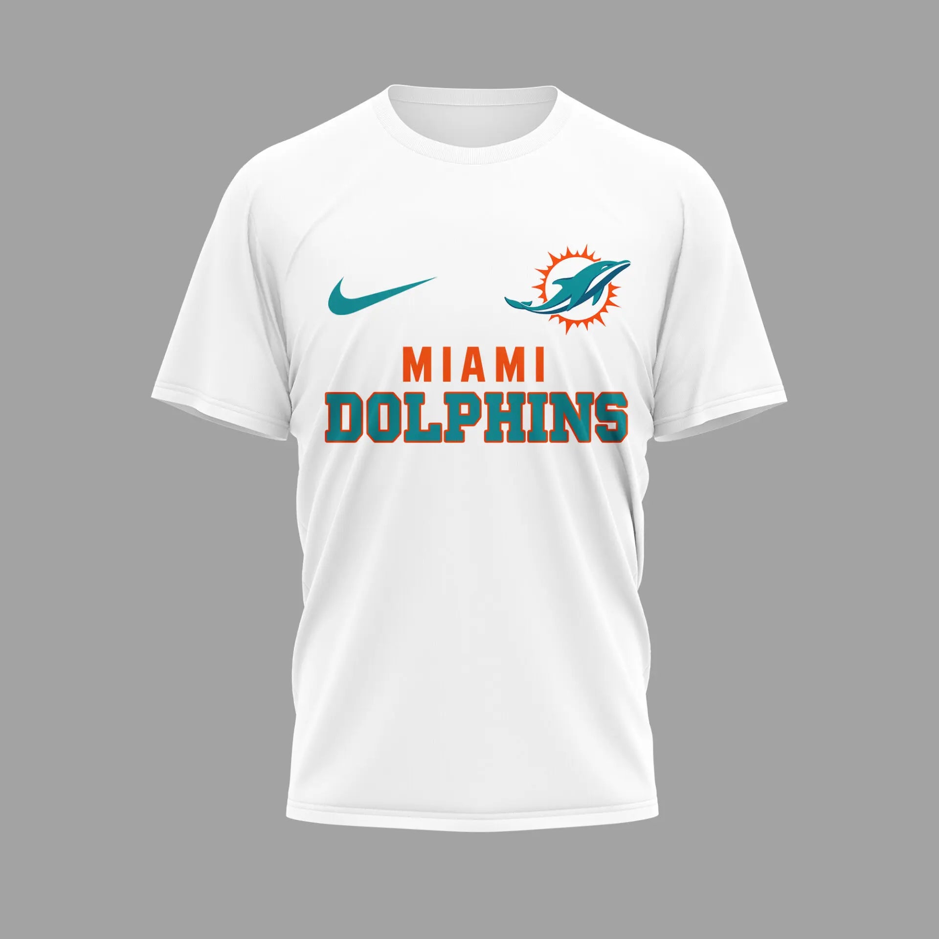 Miami Dolphins | Premium NFL x Alligator Alcatraz 3D Shirt HI – HuddleStyle.com - Image 3