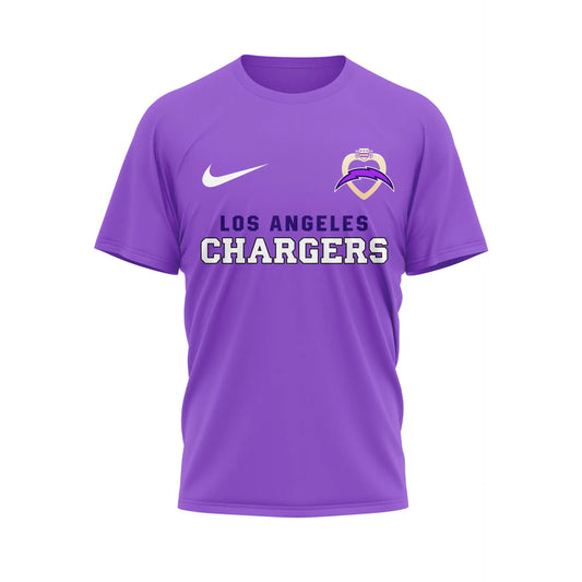 Los Angeles Chargers | Premium NFL Premium National Purple Heart Day 3D Shirt HI – HuddleStyle.com - Main