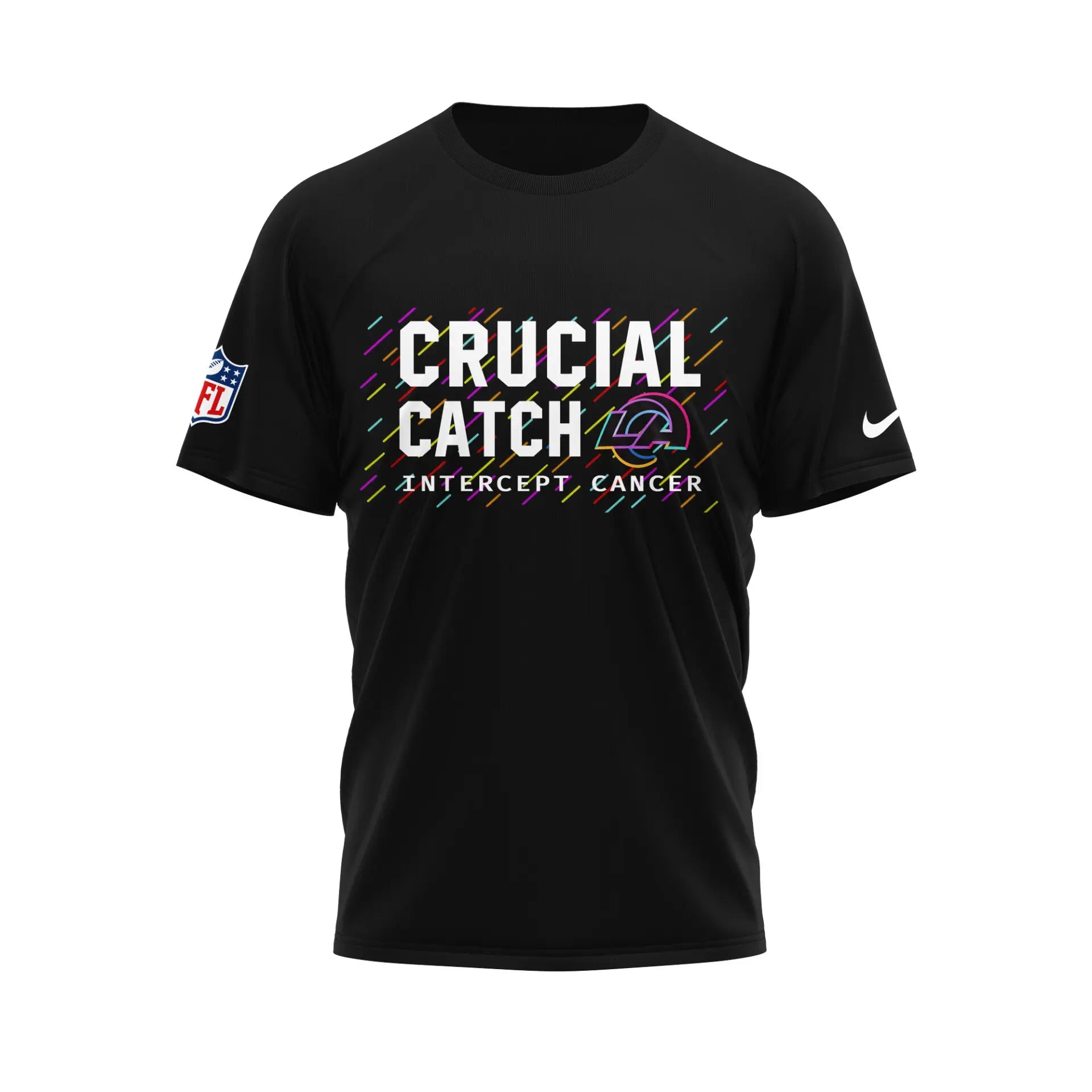Los Angeles Rams | Premium NFL Crucial Catch 3D Shirt HI – HuddleStyle.com - Main