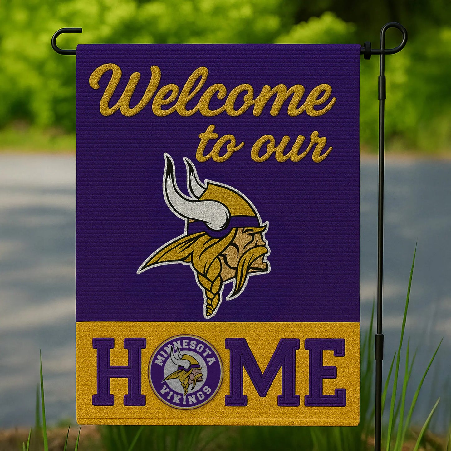 Minnesota Vikings | Premium NFL Welcome Home Flag HI – HuddleStyle.com - Main