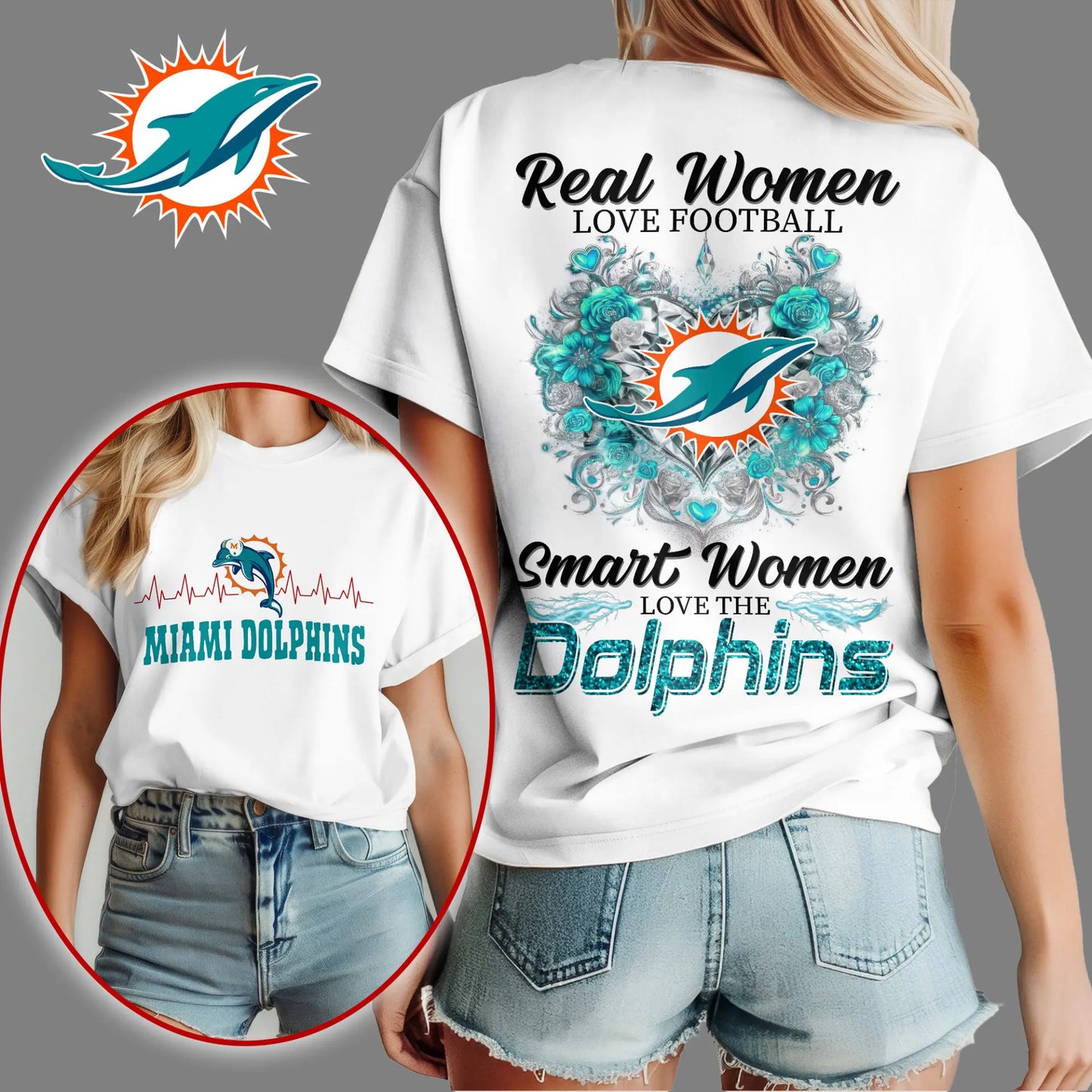 Miami Dolphins | Premium NFL Real Women Love Football NY – HuddleStyle.com - Main