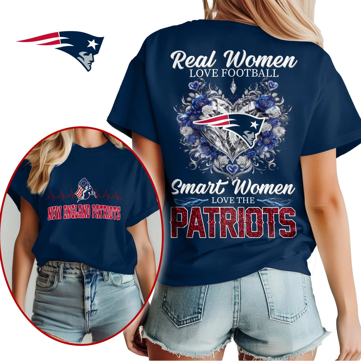 New England Patriots | Premium NFL Real Women Love Football NY – HuddleStyle.com - Image 2