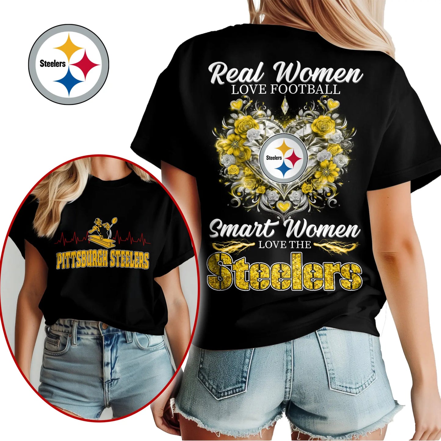 Pittsburgh Steelers | Premium NFL Real Women Love Football NY – HuddleStyle.com - Image 2