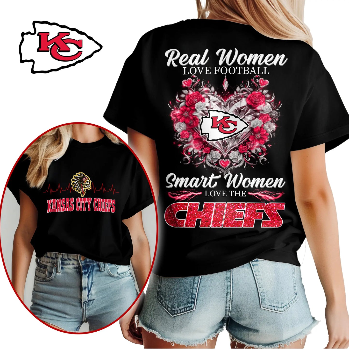 Kansas City Chiefs | Premium NFL Real Women Love Football NY – HuddleStyle.com - Image 3