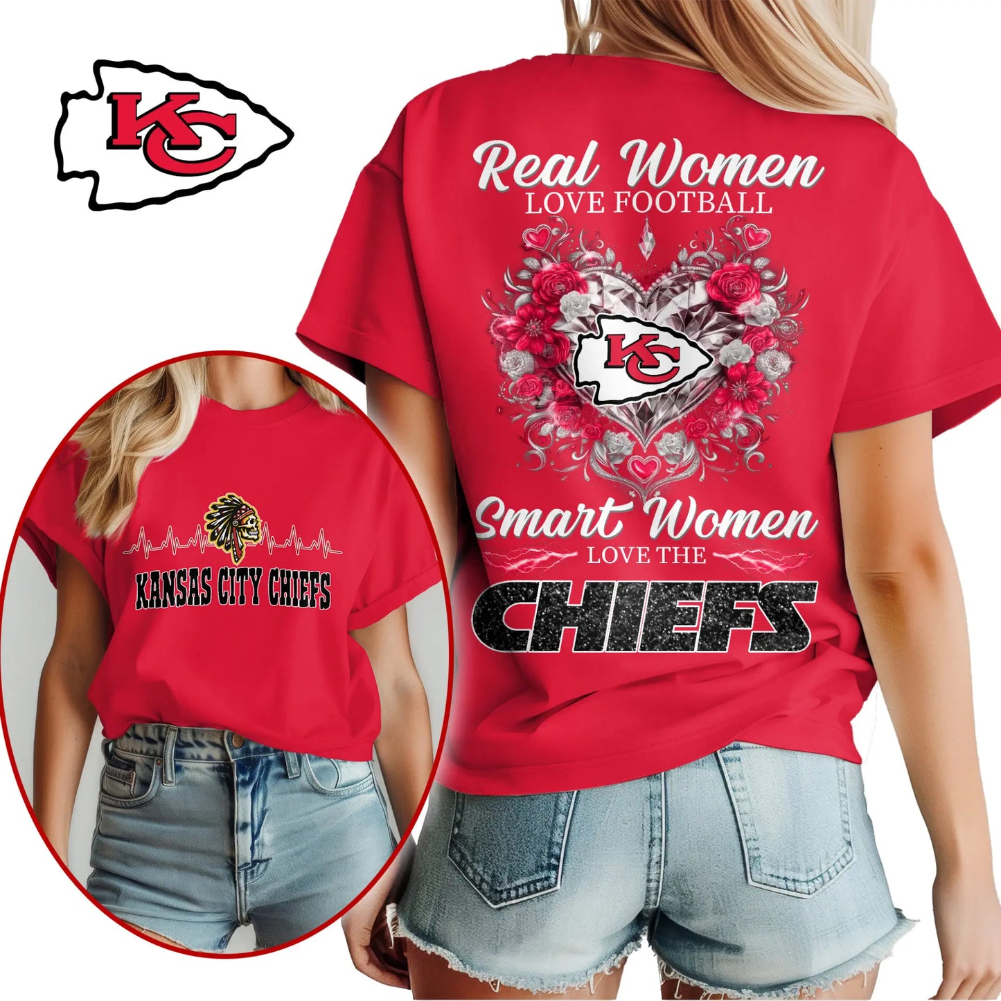 Kansas City Chiefs | Premium NFL Real Women Love Football NY – HuddleStyle.com - Image 2