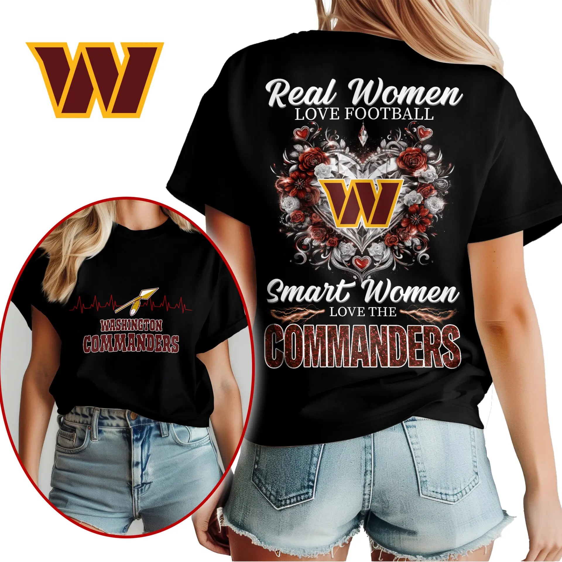 Washington Commanders | Premium NFL Real Women Love Football NY – HuddleStyle.com - Image 3