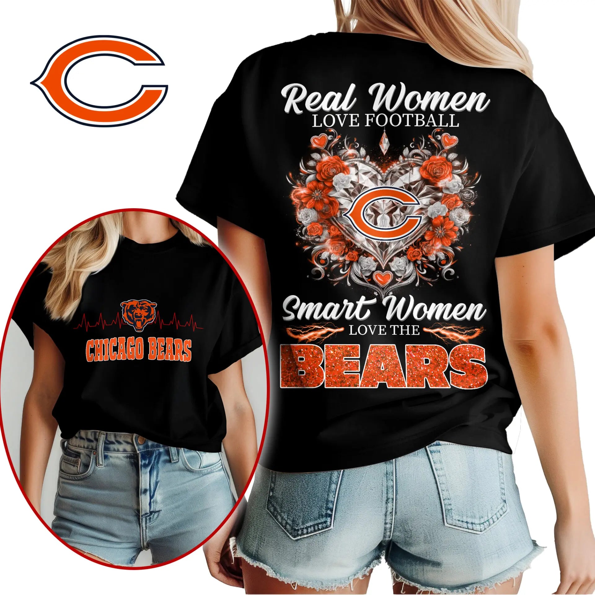 Chicago Bears | Premium NFL Real Women Love Football NY – HuddleStyle.com - Image 2