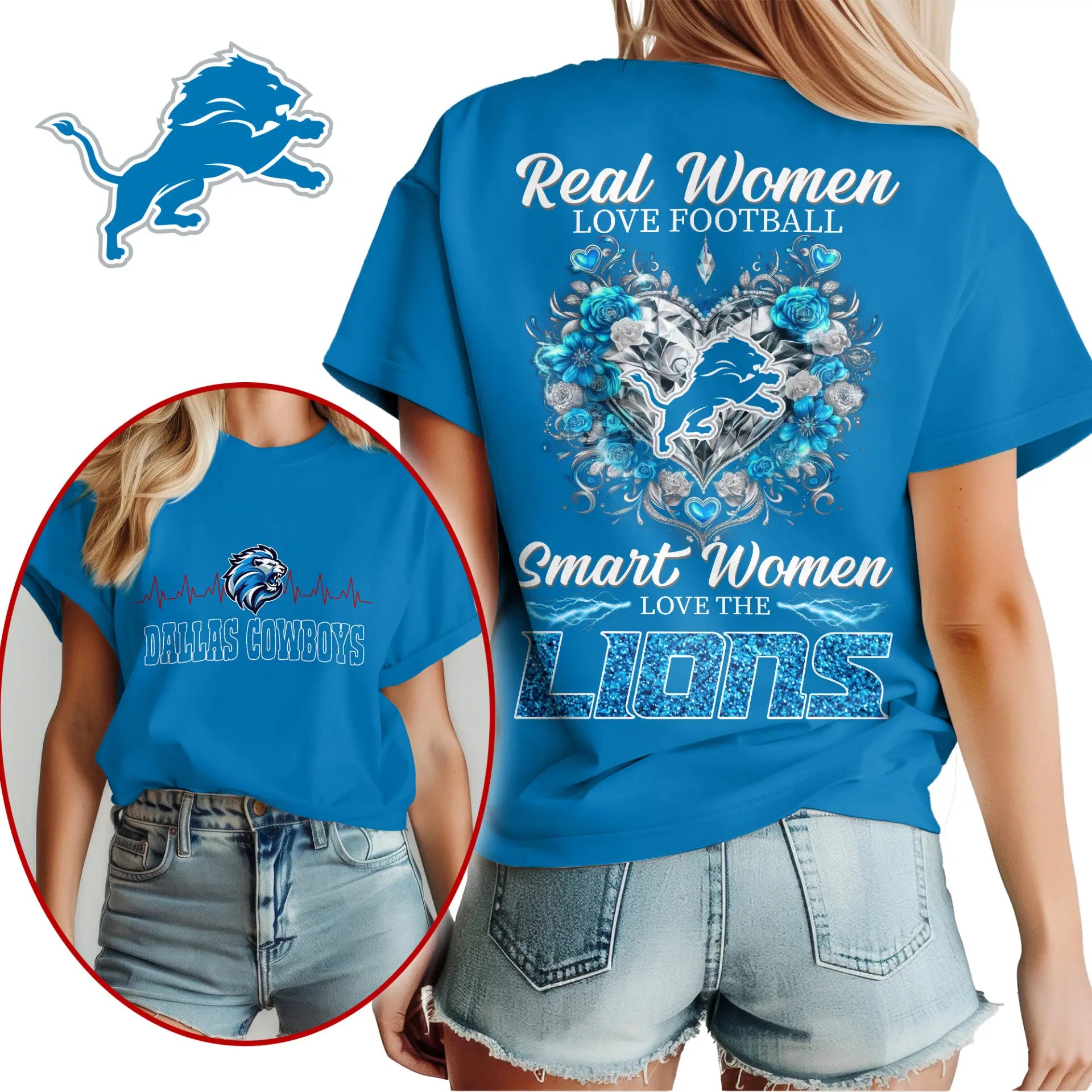 Detroit Lions | Premium NFL Real Women Love Football NY – HuddleStyle.com - Main