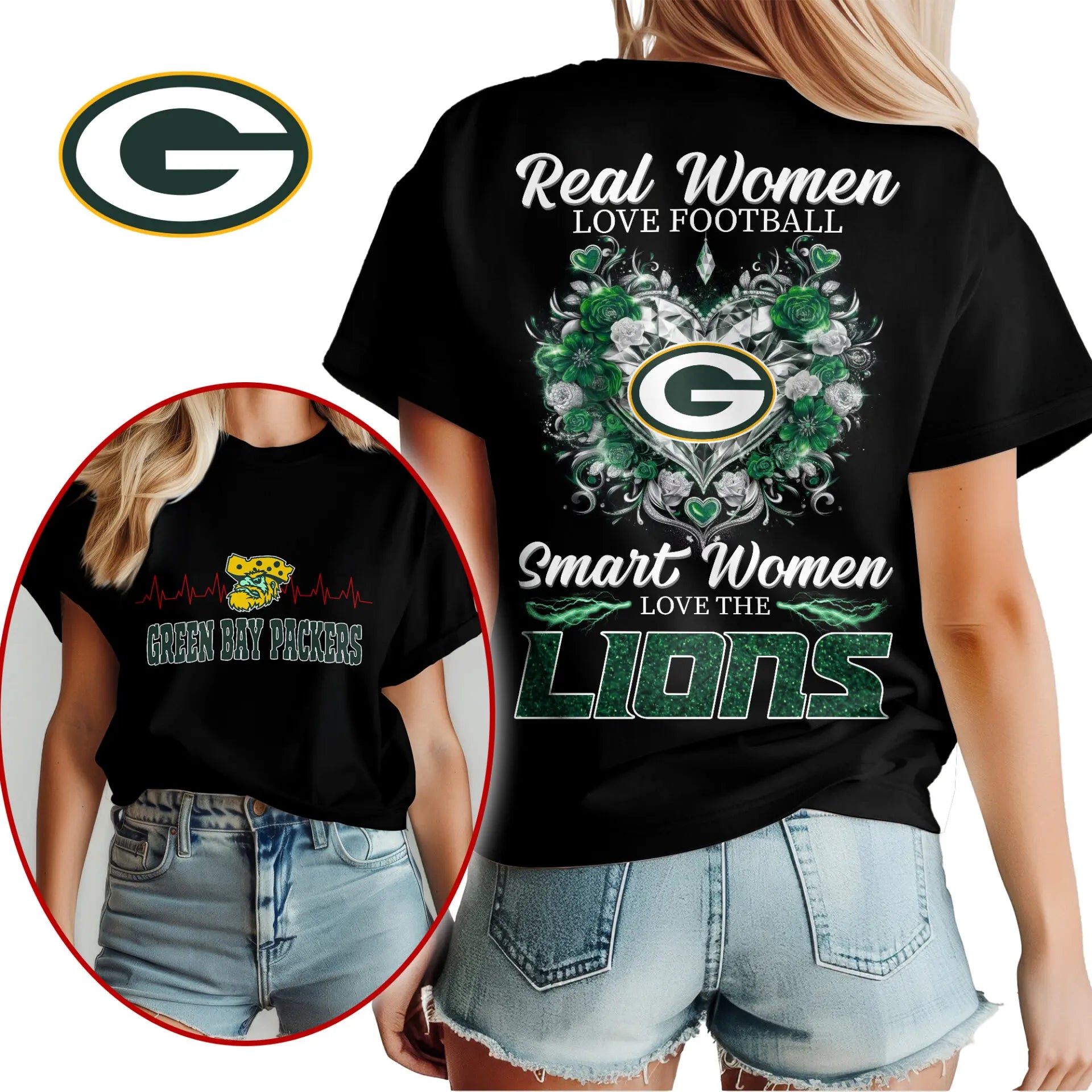 Green Bay Packers | Premium NFL Real Women Love Football NY – HuddleStyle.com - Main