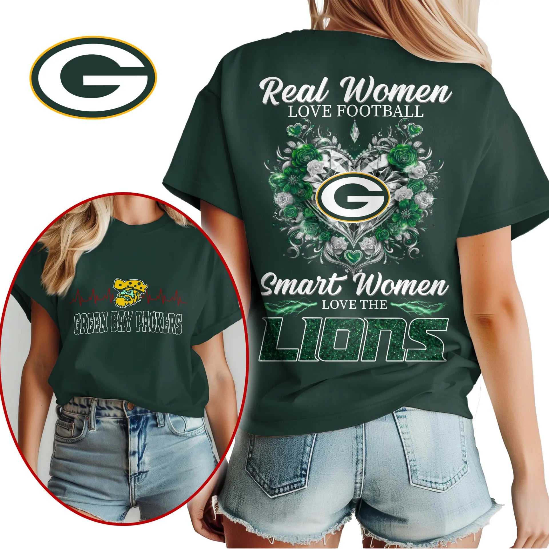 Green Bay Packers | Premium NFL Real Women Love Football NY – HuddleStyle.com - Image 2