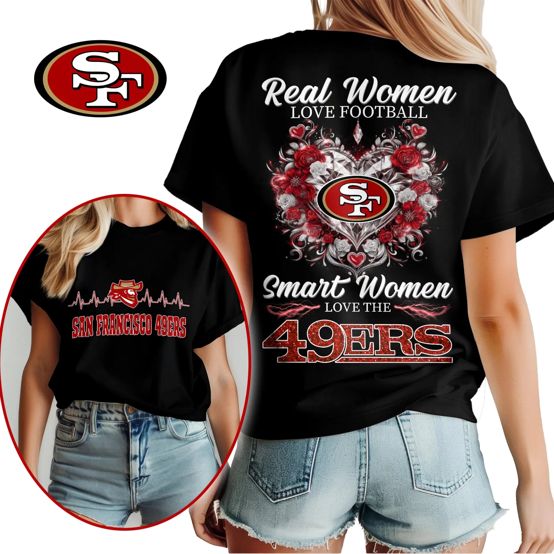 San Francisco 49ers | Premium NFL Real Women Love Football NY – HuddleStyle.com - Main